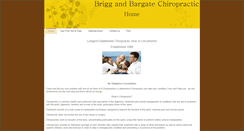 Desktop Screenshot of briggandbargatechiropractic.co.uk