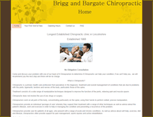 Tablet Screenshot of briggandbargatechiropractic.co.uk